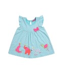 Dress with mint animals NDZ8264 - Online store - Boutique